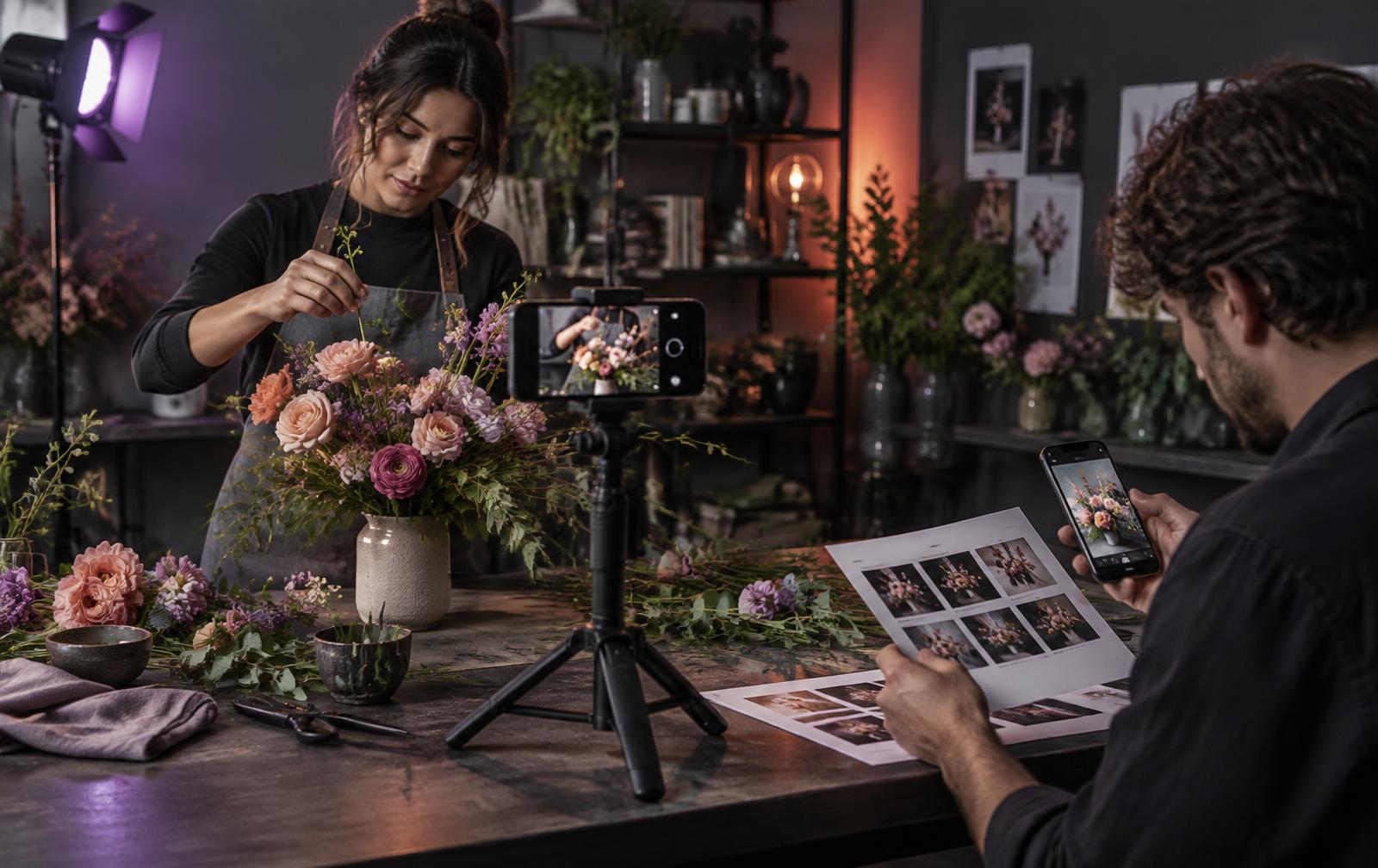 Small business social media content planning